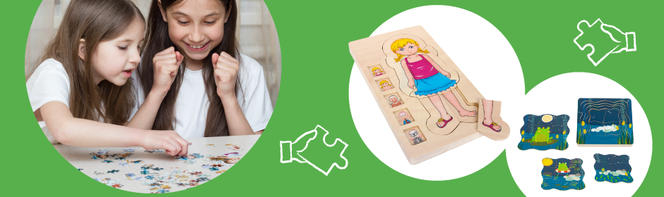 Riesiger Puzzlespaß mit Puzzle für Kinder