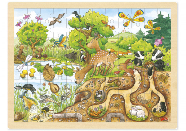 Einlegepuzzle "Erlebnis Natur", 96-tlg.