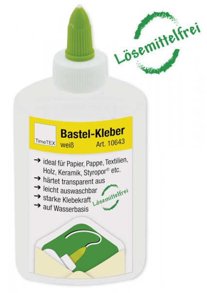 Bastel-Kleber weiß, Inhalt 125 g