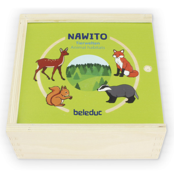 Puzzle-Set "Tierwelten - Lebensräume der Tiere", 45-tlg.