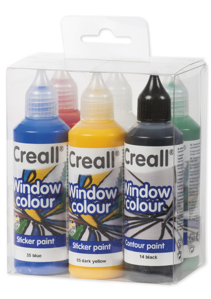 Set Creall Window Colour à 80 ml, 6-tlg.